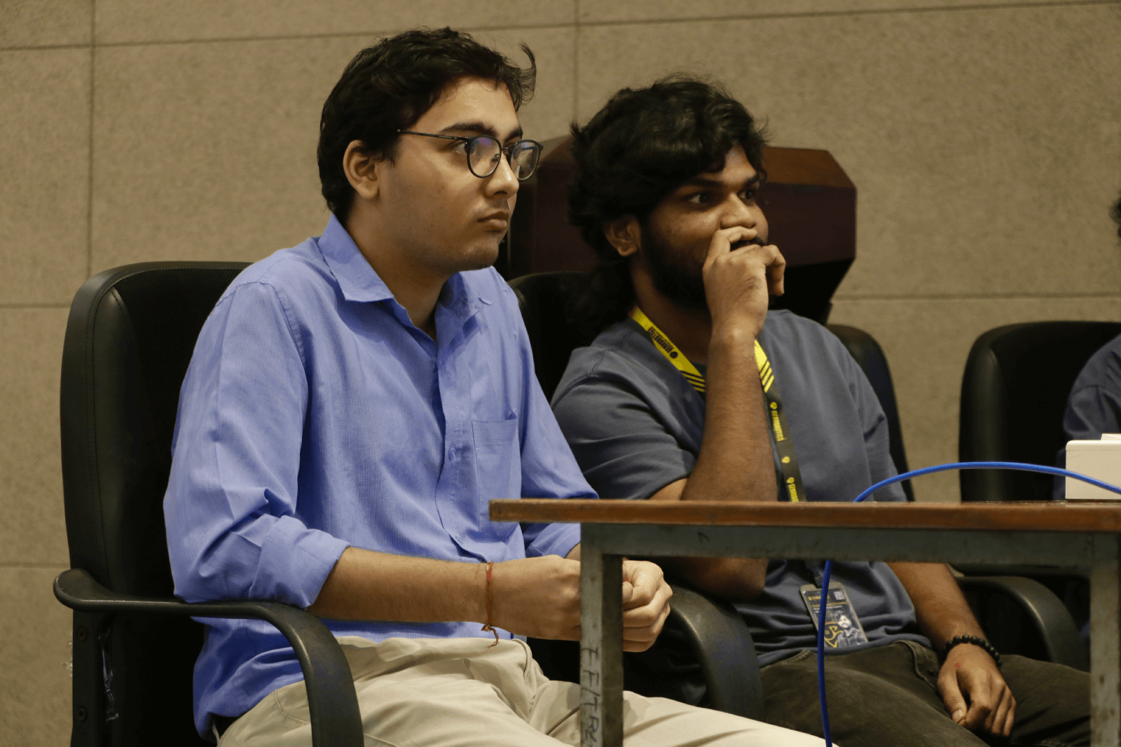 Participants at the Business Quiz League: Kerala Edition that kicked off with a demo session at Technopark.