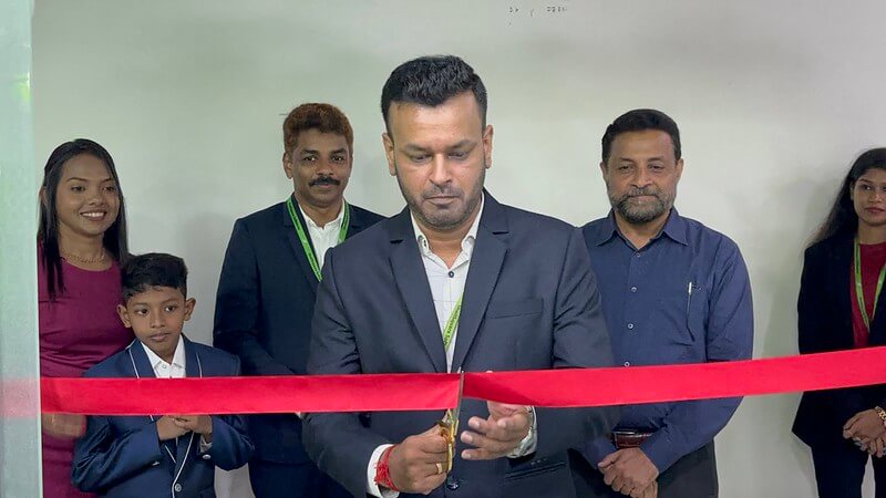 ShellSquare Global Services Manager, Mr. Ranjith Kumar R, inaugurating the new office space.