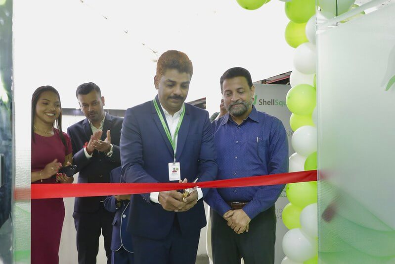 ShellSquare founder and director, Mr. Arun Surendran, inaugurating the new office space.