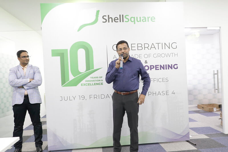 CEO Technopark congratulates Team ShellSquare on their 10th anniversary and on the momentous occasion of new office inauguration.