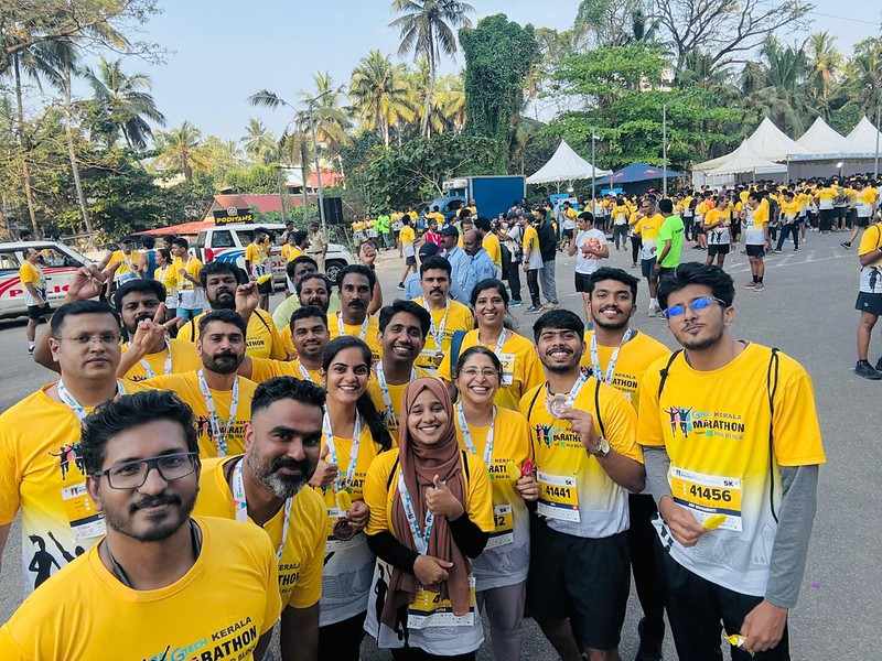 Technopark team ran for a good cause.