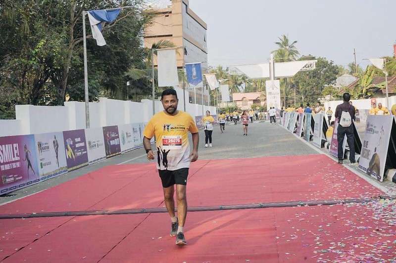 Col Sanjeev Nair (Retd), CEO Technopark, ran the half marathon.