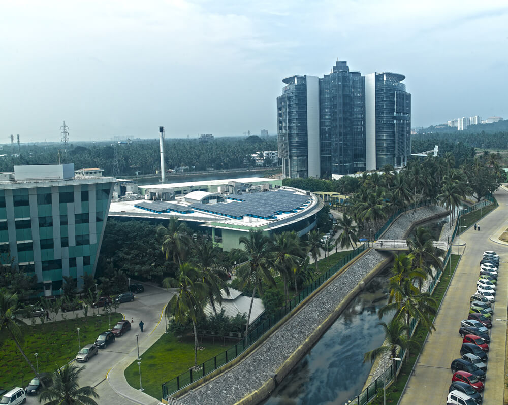 Ariel View of Infosys & UST Global